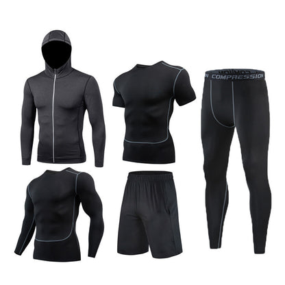 Sports Suit Men's Long-sleeved Trousers