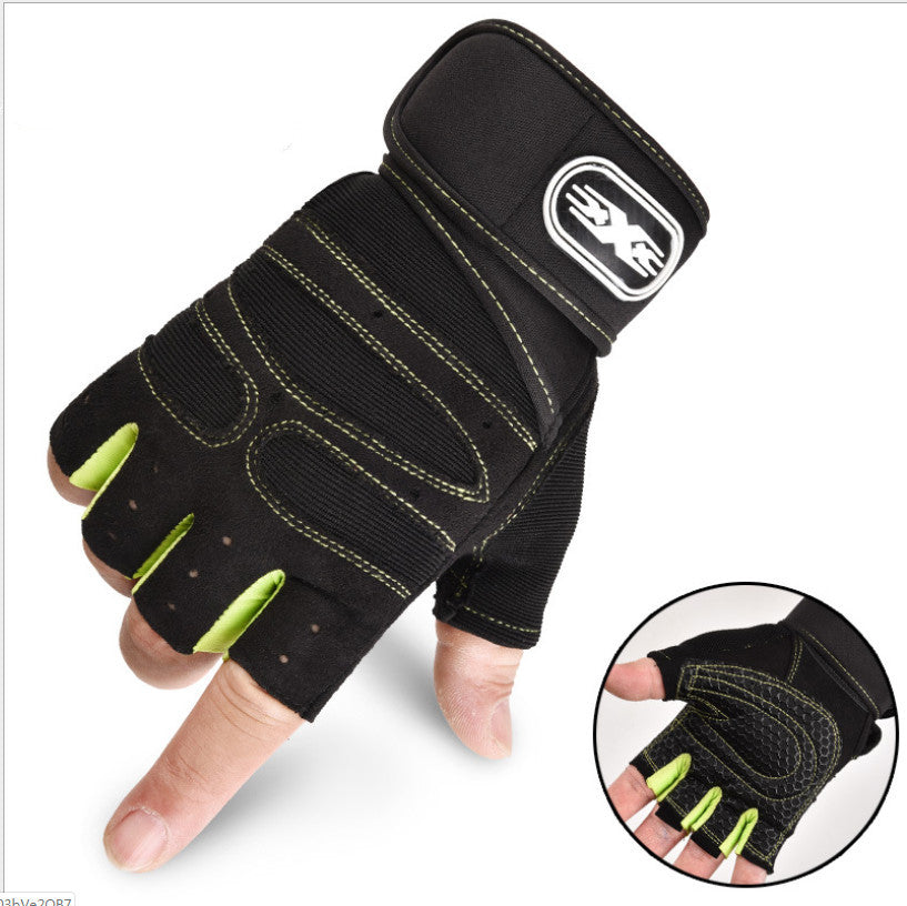 Cycling Gloves Half Finger Breathable Elastic Outdoor Bike