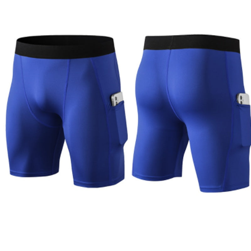 Men's PRO Tight Gym Shorts With Pockets Sports