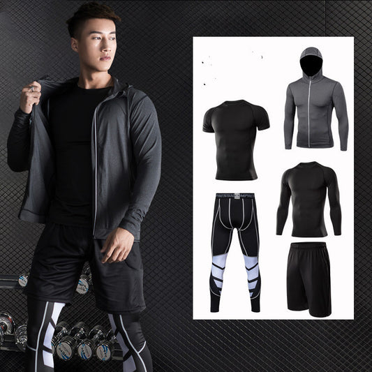 Sports Suit Men's Long-sleeved Trousers